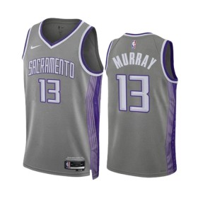 Camiseta Hombre NBA Sacramento Kings Keegan Murray 13 2022-23 Nike City Edition Gris Swingman